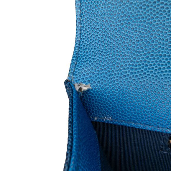 Pre-Loved Chanel Medium Quilted Caviar Sunset On The Sea Flap - Picture 9 of 12